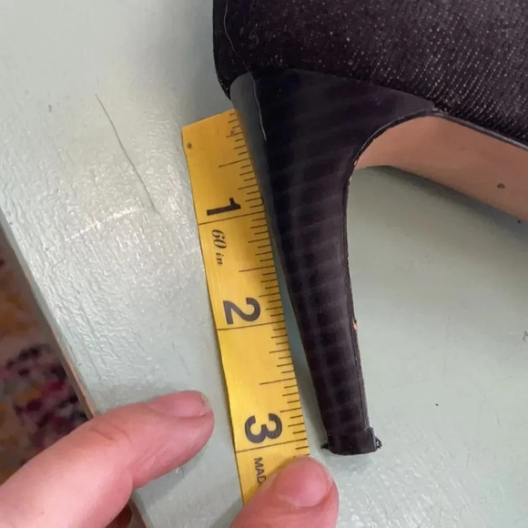 Joe's Jeans Marcy Sandal black denim
wrap around Leather straps Women’s size 6.5 - Picture 7 of 11